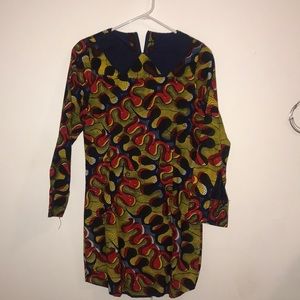 African printed dress-never worn